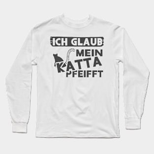 guckender Katta pfeifft Fan Frauen Männer Design Long Sleeve T-Shirt